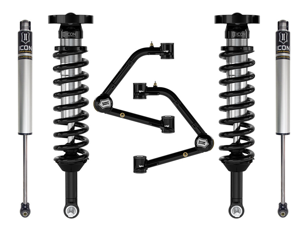 ICON 2023-2026 GMC Canyon AT4, Denali, & Elevation/Chevrolet Colorado Trail Boss, 1.75-2.5" Lift, Stage 2 Suspension System, Tubular