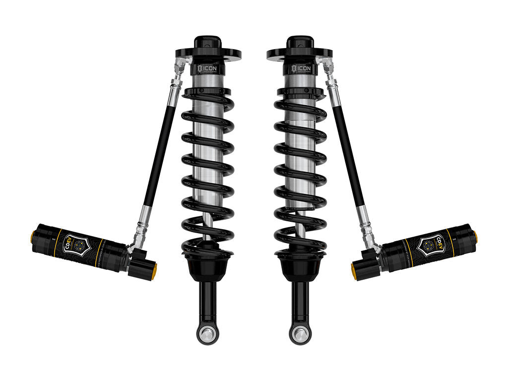 ICON 2021-2025 Ford F-150 4WD/Tremor, 3.5-4.5"/2.5-3" Lift, Front, V.S. 2.5 Series Coilovers, Remote Reservoir w/ CDEV, Pair