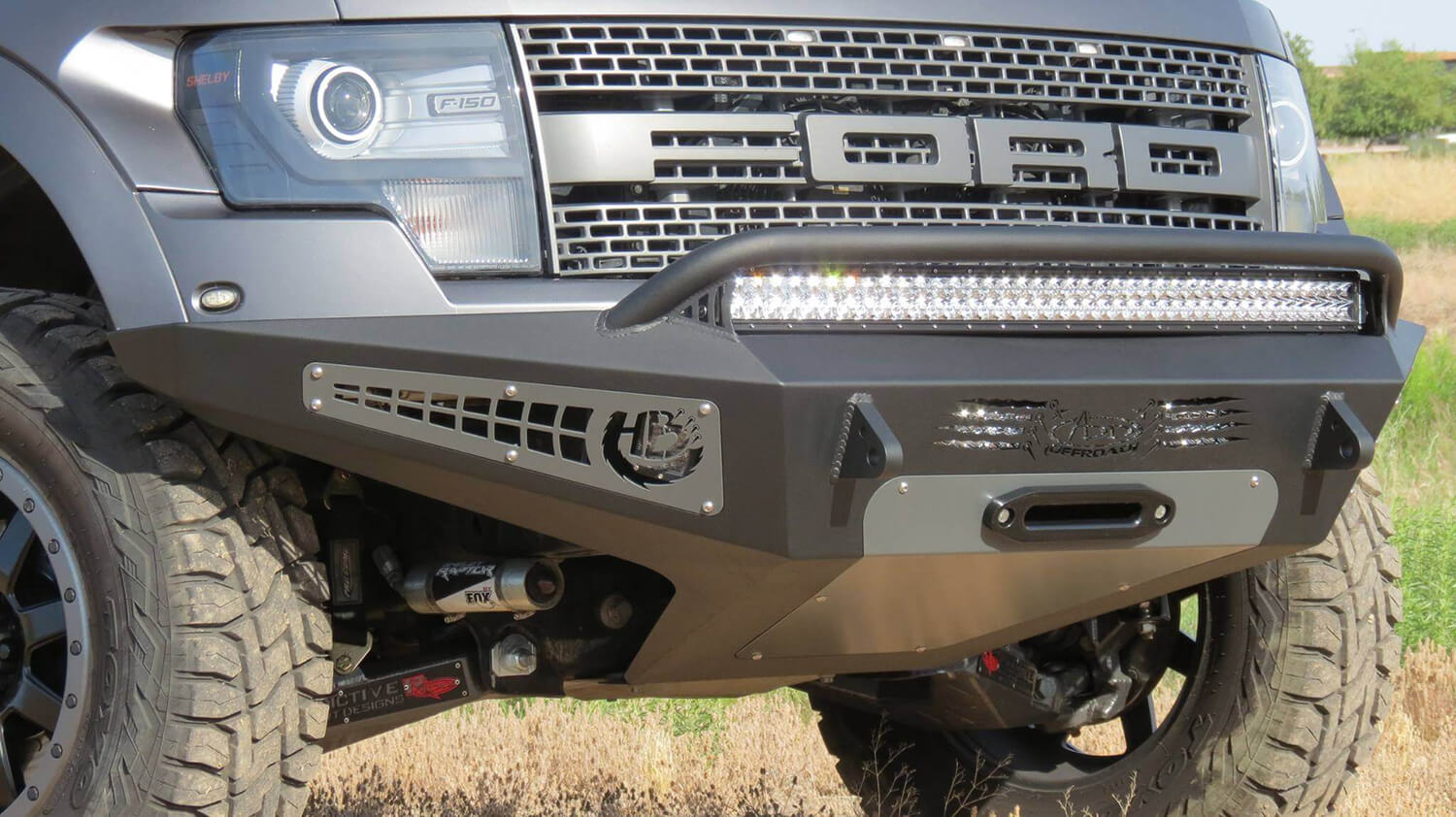 2010-2014 Ford Raptor HoneyBadger Winch Front Bumper | Heritage