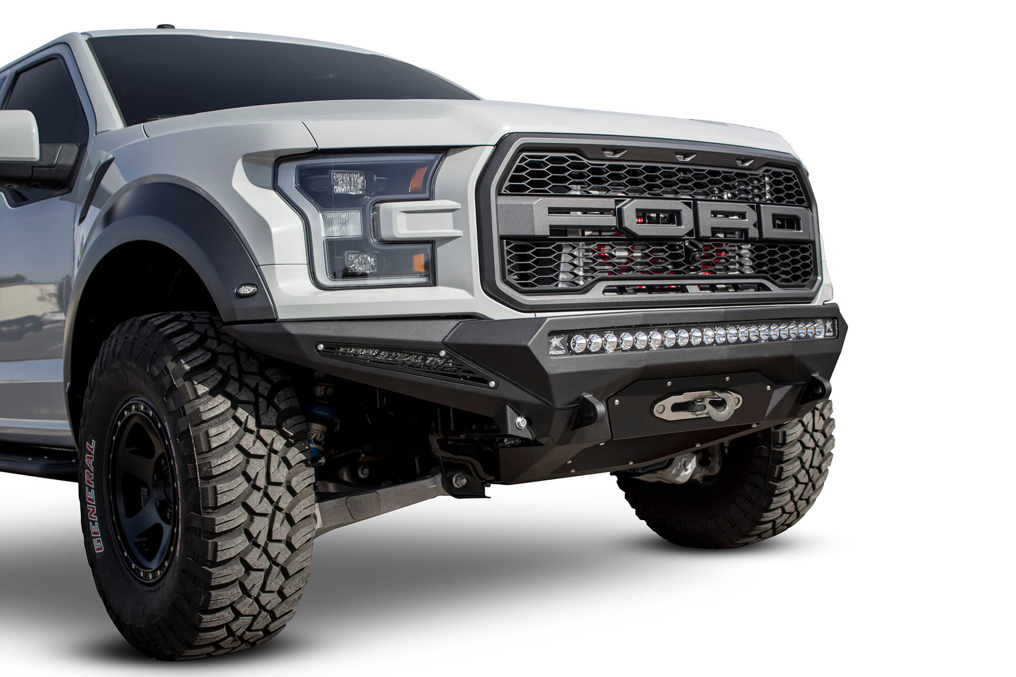 2017-2020 Ford Raptor Stealth Fighter Winch Front Bumper