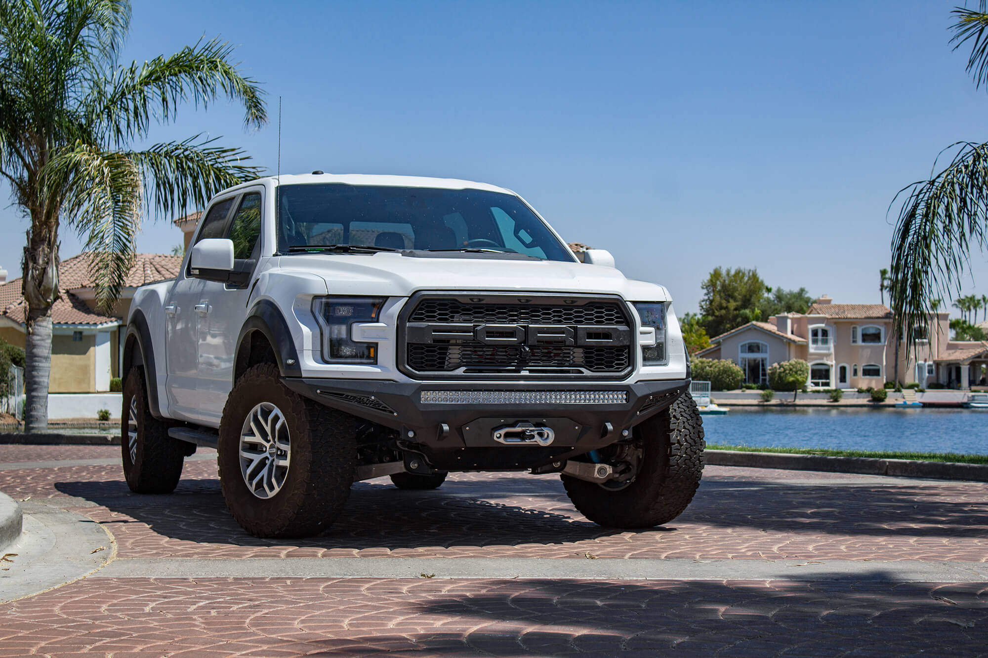 2017-2020 Ford Raptor Stealth Fighter Winch Front Bumper