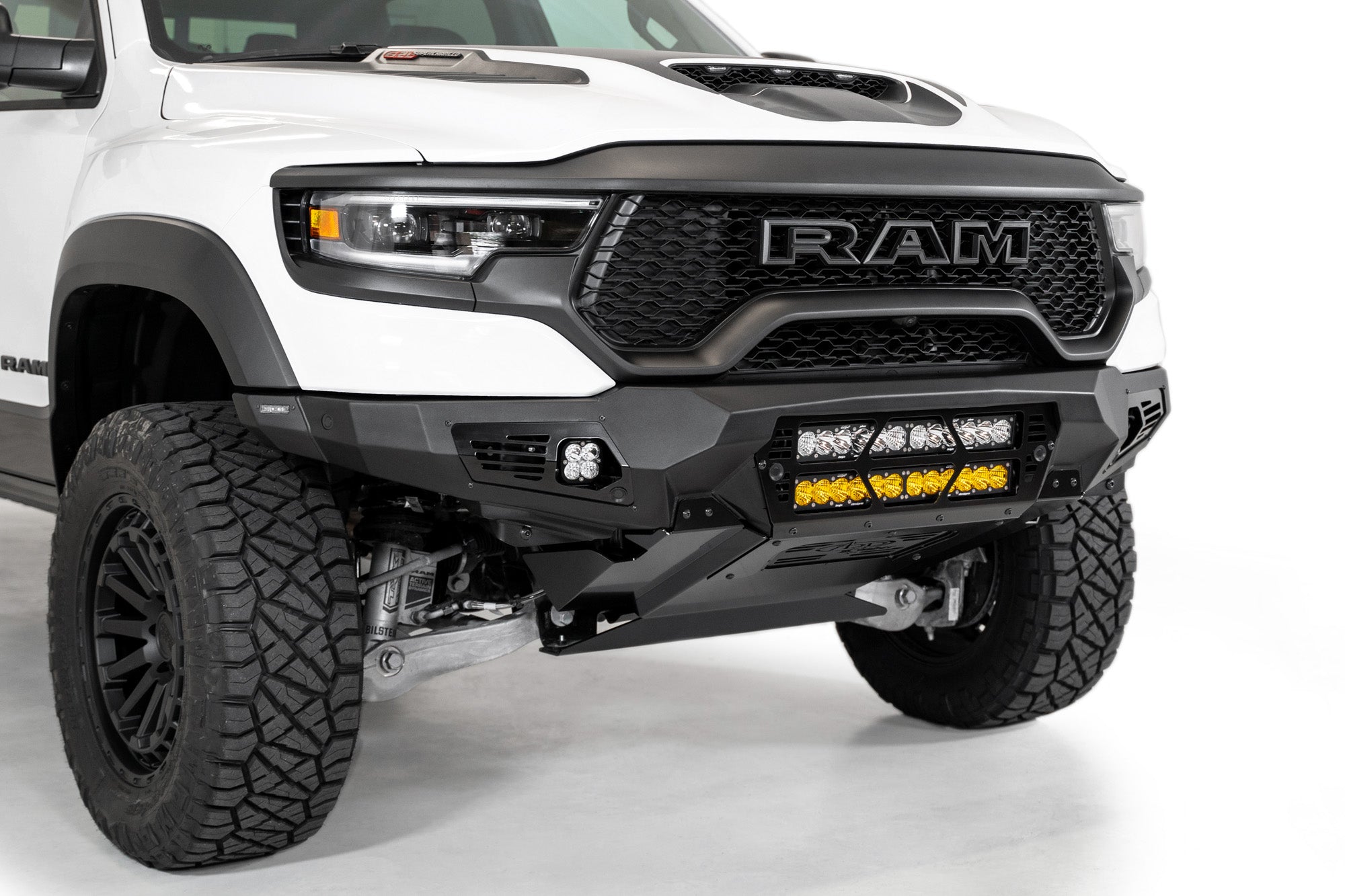 2021-2024 RAM 1500 TRX Bomber Front Bumper (20 Inch Lights)