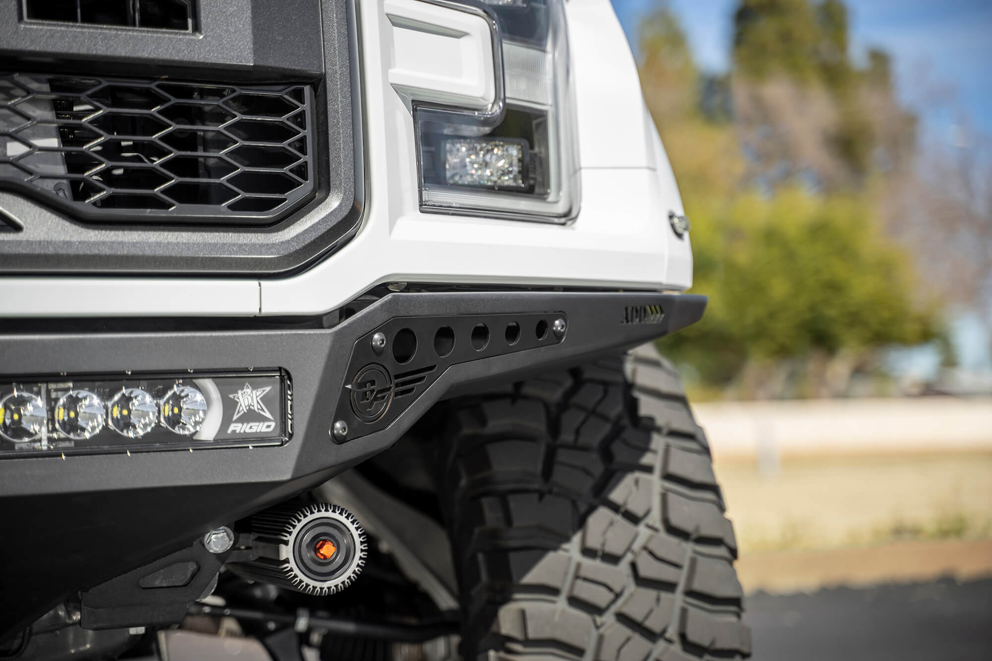 2017-2020 Ford Raptor Rock Fighter Frame Cut Front Bumper | Heritage