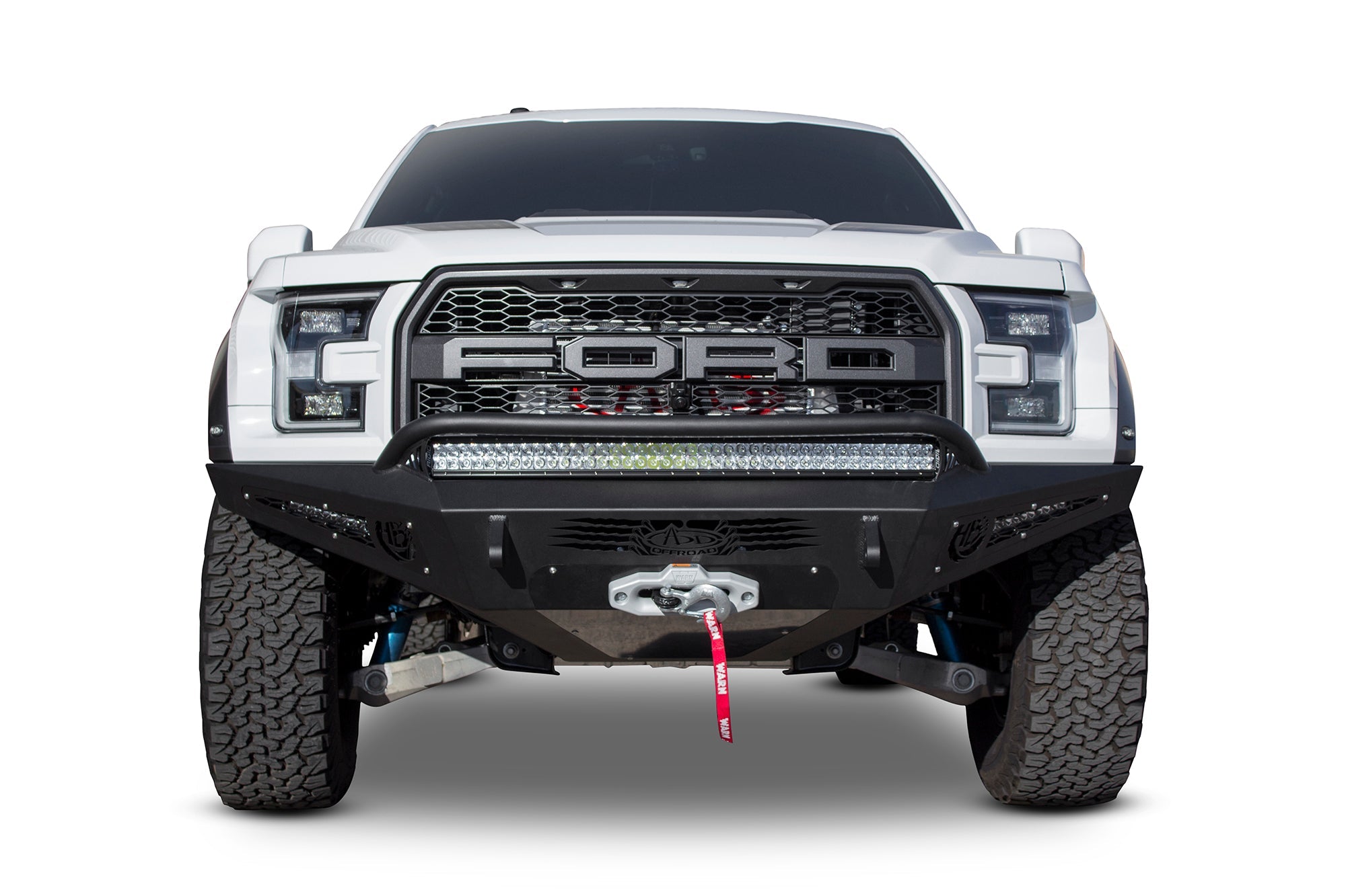 2017-2020 Ford F-150 Raptor HoneyBadger Front Bumper with Winch Mount | Heritage