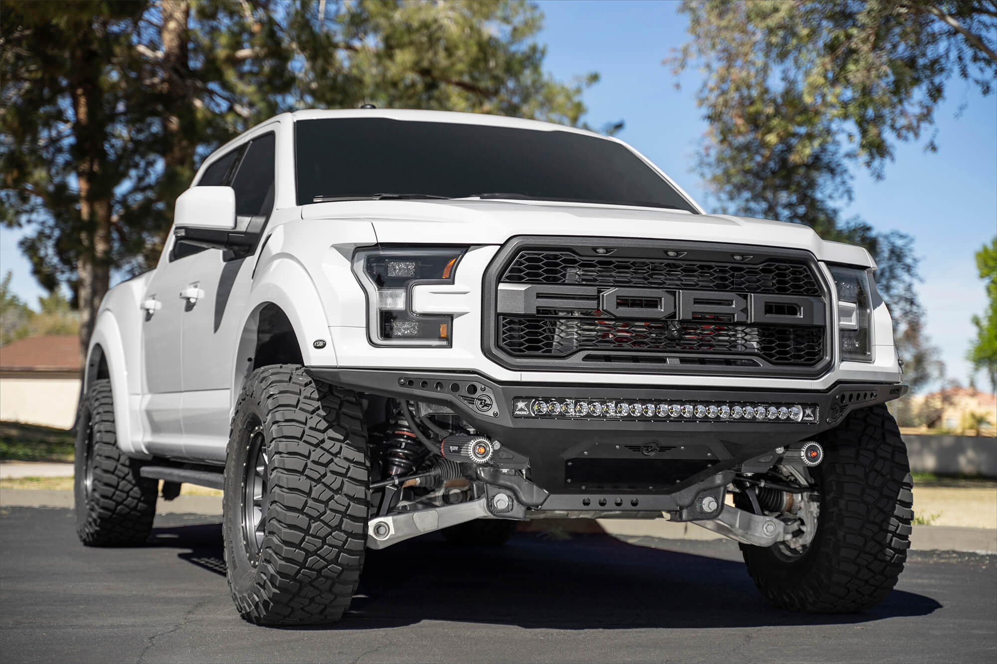 2017-2020 Ford Raptor Rock Fighter Frame Cut Front Bumper | Heritage
