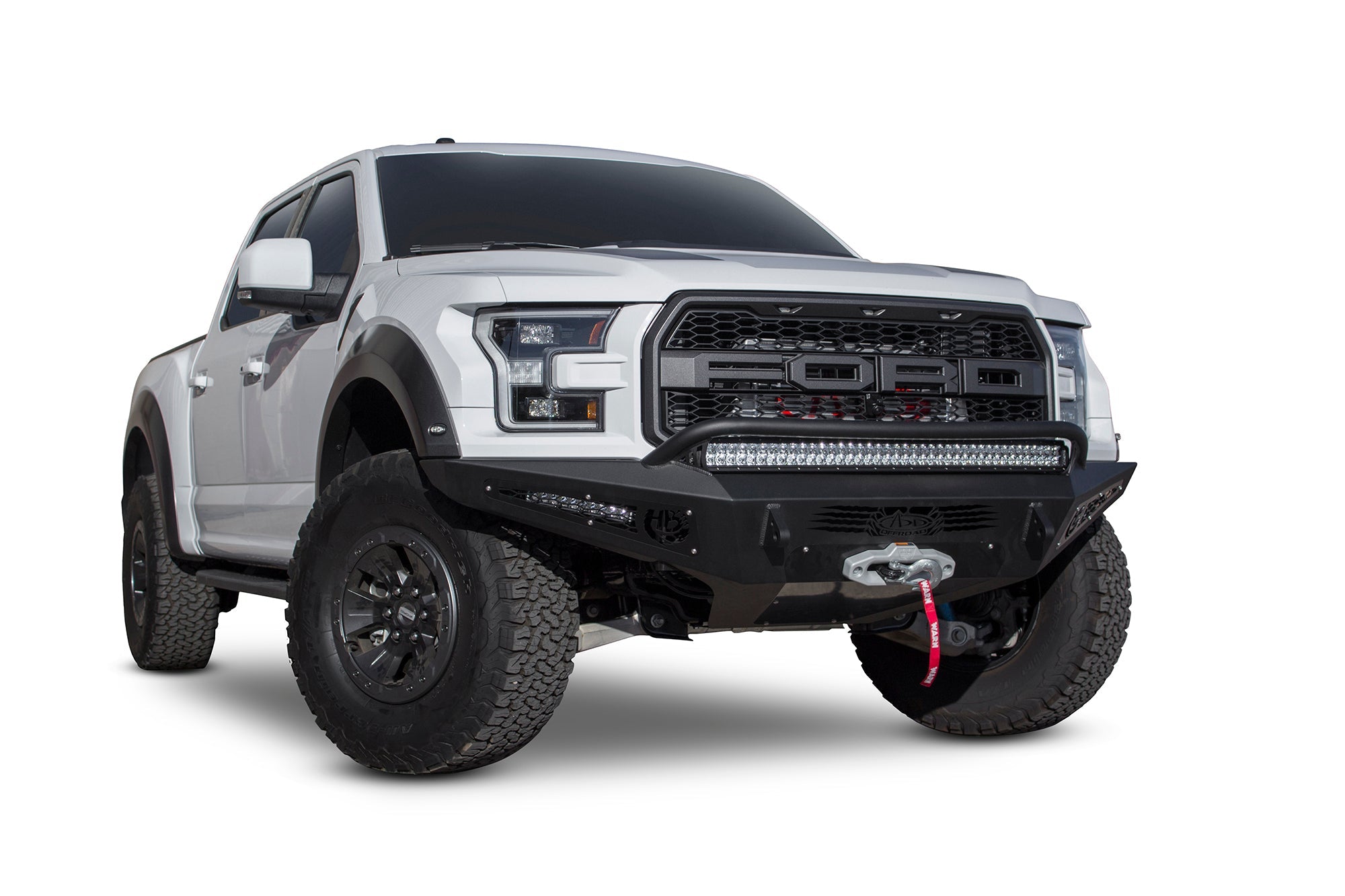 2017-2020 Ford F-150 Raptor HoneyBadger Front Bumper with Winch Mount | Heritage