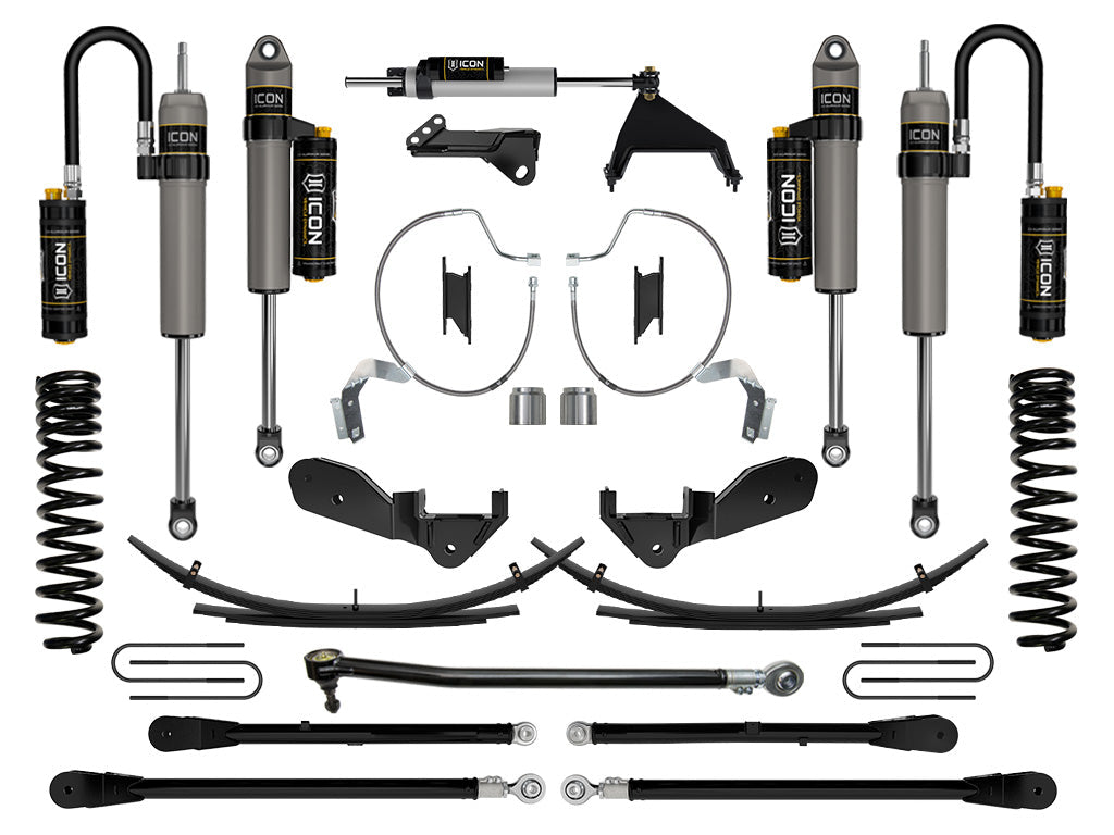 ICON 2023-2025 Ford F-250/F-350 Super Duty 4WD, Gas, 4.5" Lift, Stage 7 Suspension System w/ Expansion Packs
