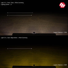 S1 Black LED Auxiliary Light Pod Pair - Universal