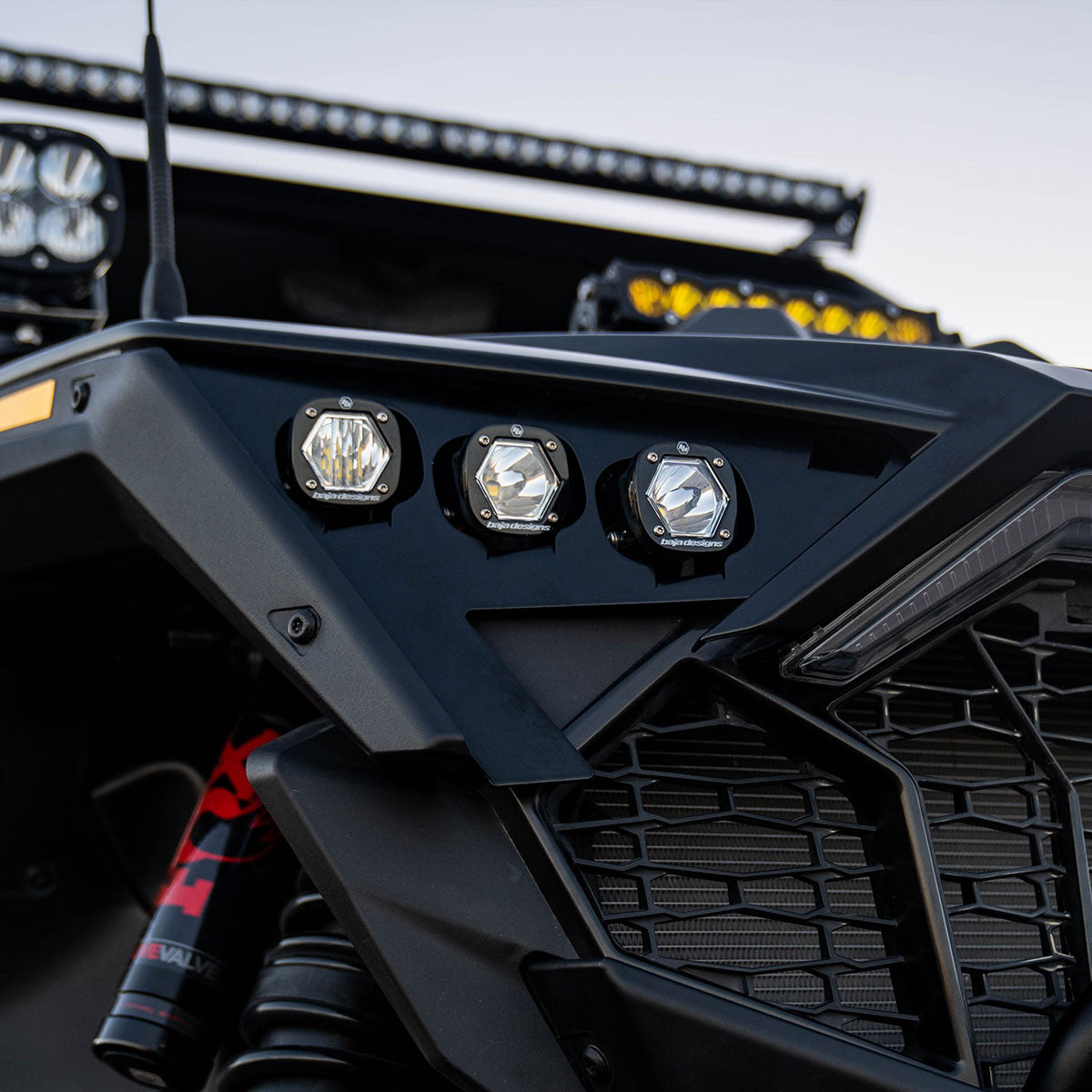 Polaris S1 Triple LED Headlight Kit - Polaris 2020-2026 RZR Pro XP; 2022-2024 RZR Pro R/Turbo R