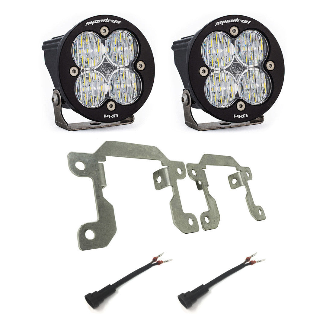 Ford Squadron Pro Fog Pocket Light Kit - Ford 2019-2023 Ranger; 2021-2025 Bronco NOTE: w/ OE Plastic Bumper
