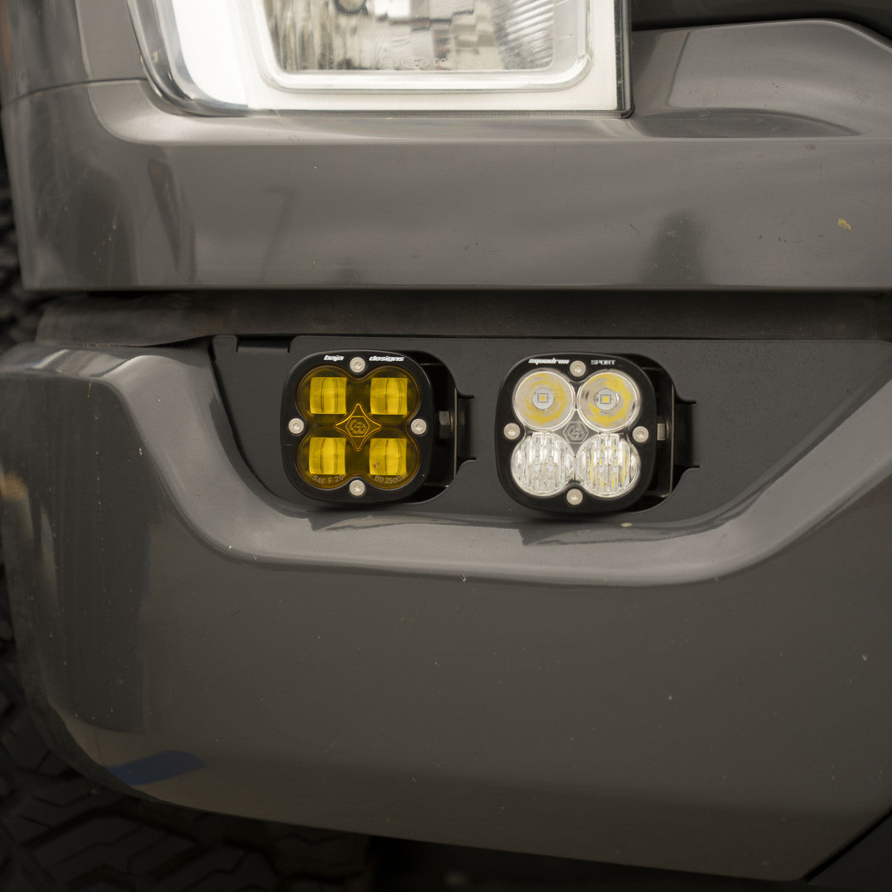 Ford Squadron SAE/Sport Fog Pocket Light Kit - Ford 2021-23 F-150