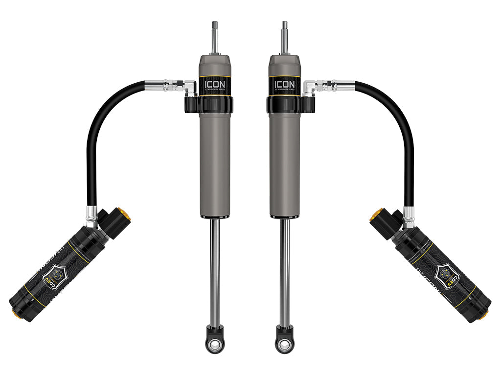 ICON 2024-2025 Toyota Land Cruiser 250 Series/2024-2026 Lexus GX550, 0-3” Lift, Rear, V.S. 2.5 Aluminum Series Shock Absorbers, Remote Reservoir w/ CDEV, Pair