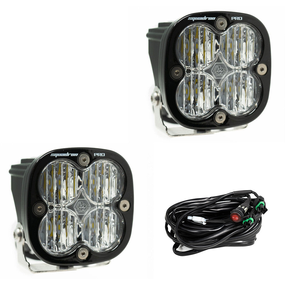 Squadron Pro Black LED Auxiliary Light Pod Pair