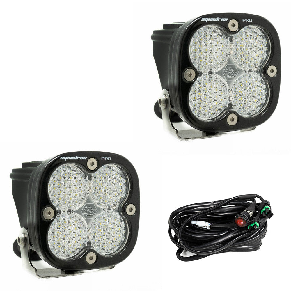 Squadron Pro Black LED Auxiliary Light Pod Pair