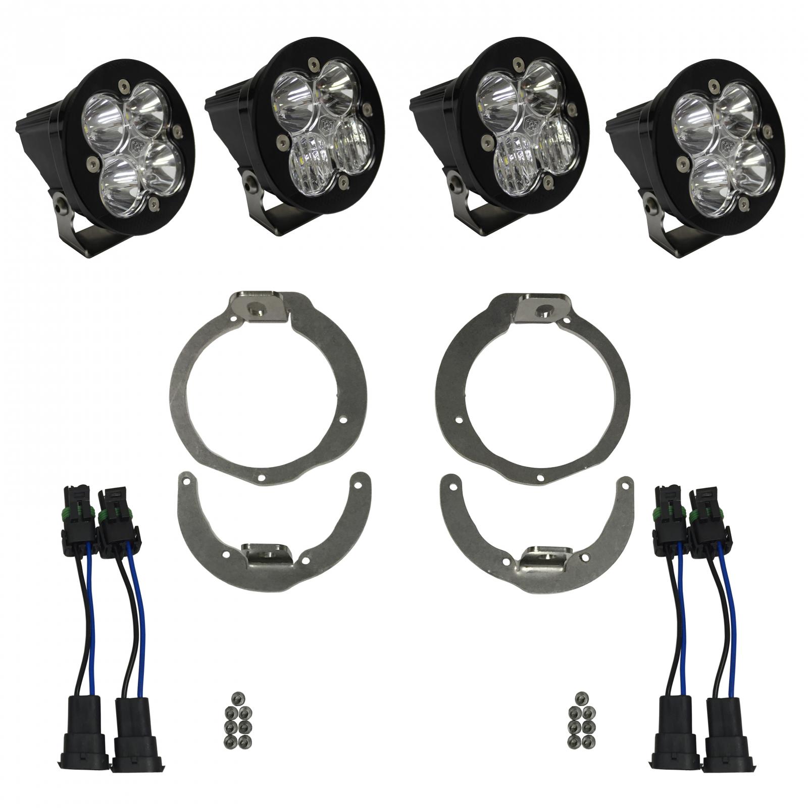 Can-Am Squadron-R Sport Headlight Kit - Can-Am 2013-16 Maverick; 2011-16 Renegade