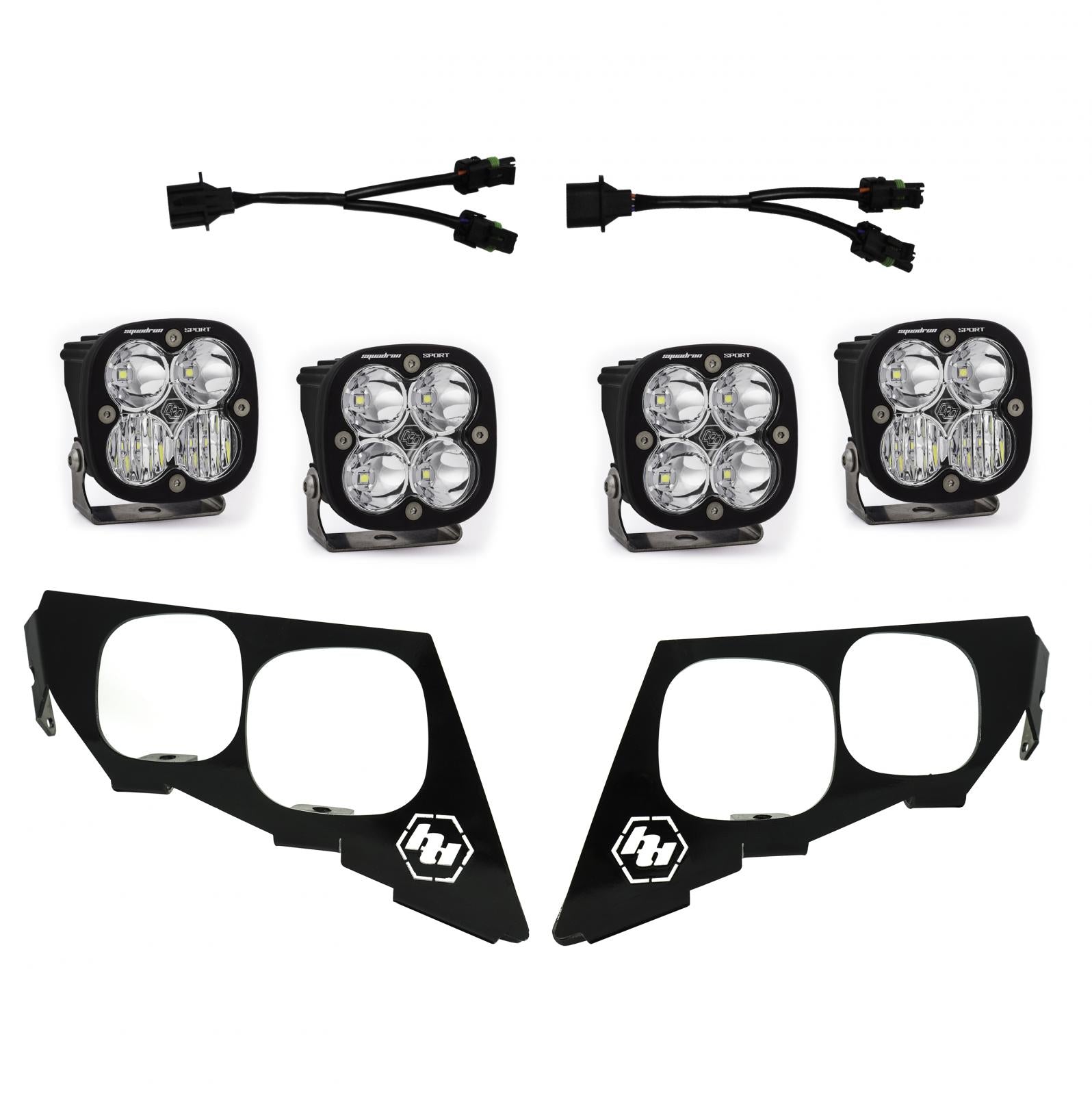 Textron/Arctic Cat Squadron Sport Headlight Kit - Arctic Cat 2020-21 Wildcat XX; Textron 2018-19 Wildcat XX