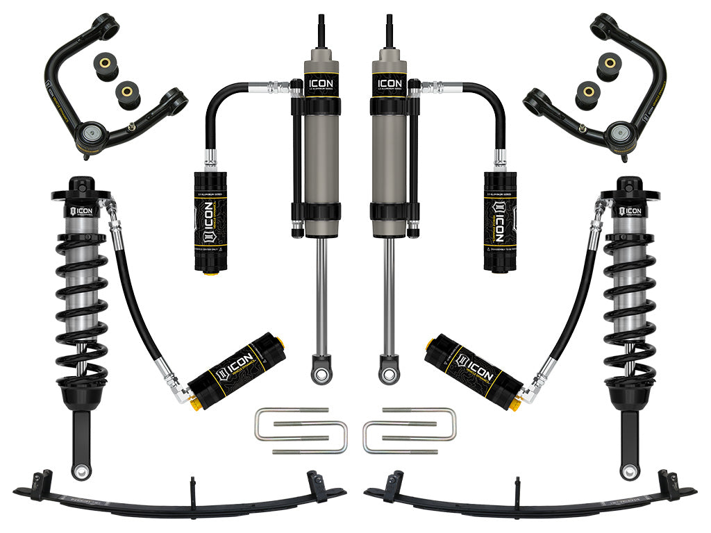 ICON 2005-2015 Toyota Tacoma 0-3.5" Lift/2016-2023 Tacoma 0-2.75" Lift, Stage 7 Suspension System, Tubular, CDCV