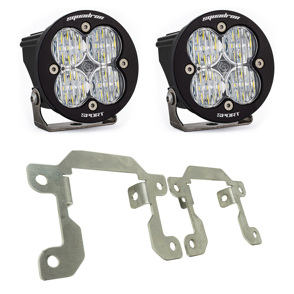Ford Squadron Sport Fog Pocket Light Kit - Ford 2019-2023 Ranger; 2021-2025 Bronco NOTE: w/ OE Plastic Bumper