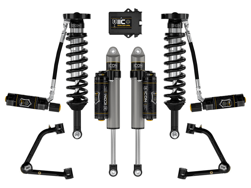 ICON 2023-2026 Chevrolet Colorado WT, LT, & Z71, 1.75-2.5" Lift, Stage 6 Suspension System, Tubular