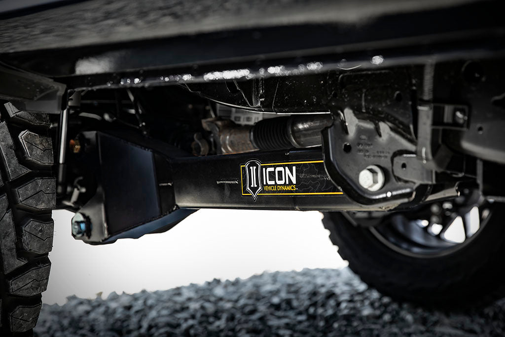 ICON 2023-2025 Ford F-250/F-350 Super Duty 4WD, Diesel, 2.5" Lift, Stage 6 Suspension System w/ Radius Arms
