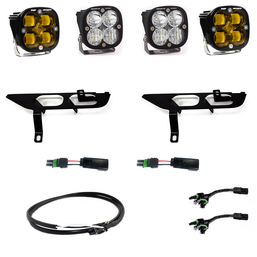 Ford Squadron SAE/Sport Fog Pocket Light Kit - Ford 2021-23 F-150