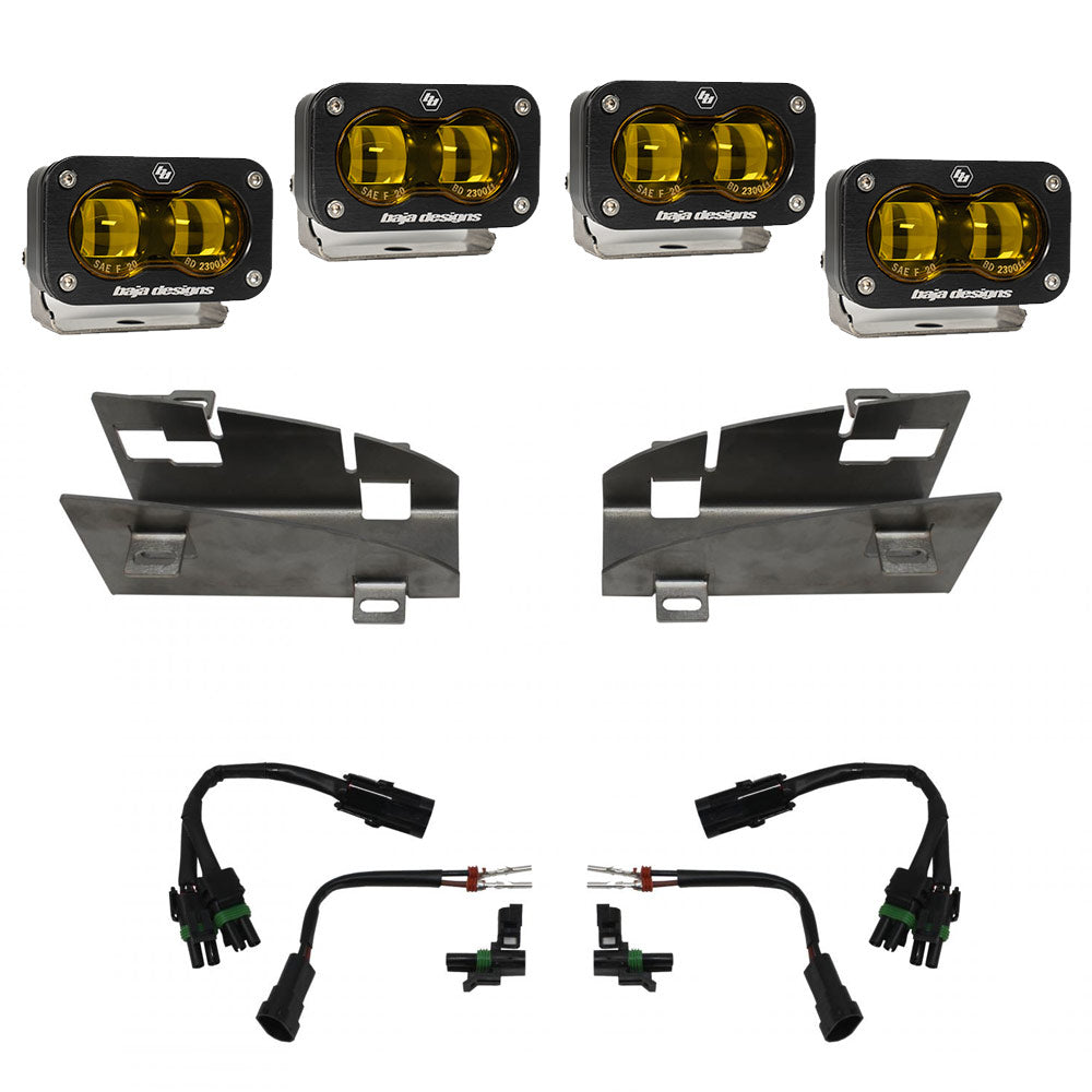 RAM Dual S2 SAE Fog Pocket Light Kit - RAM 2019-24 1500 Rebel; 2021-24 1500 TRX