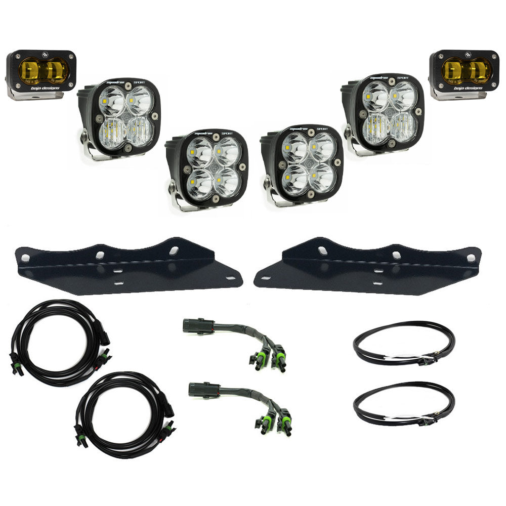 Ford Raptor Squadron/S2 SAE “Sportsman” Fog Pocket Light Kit - Ford 2017-20 F-150