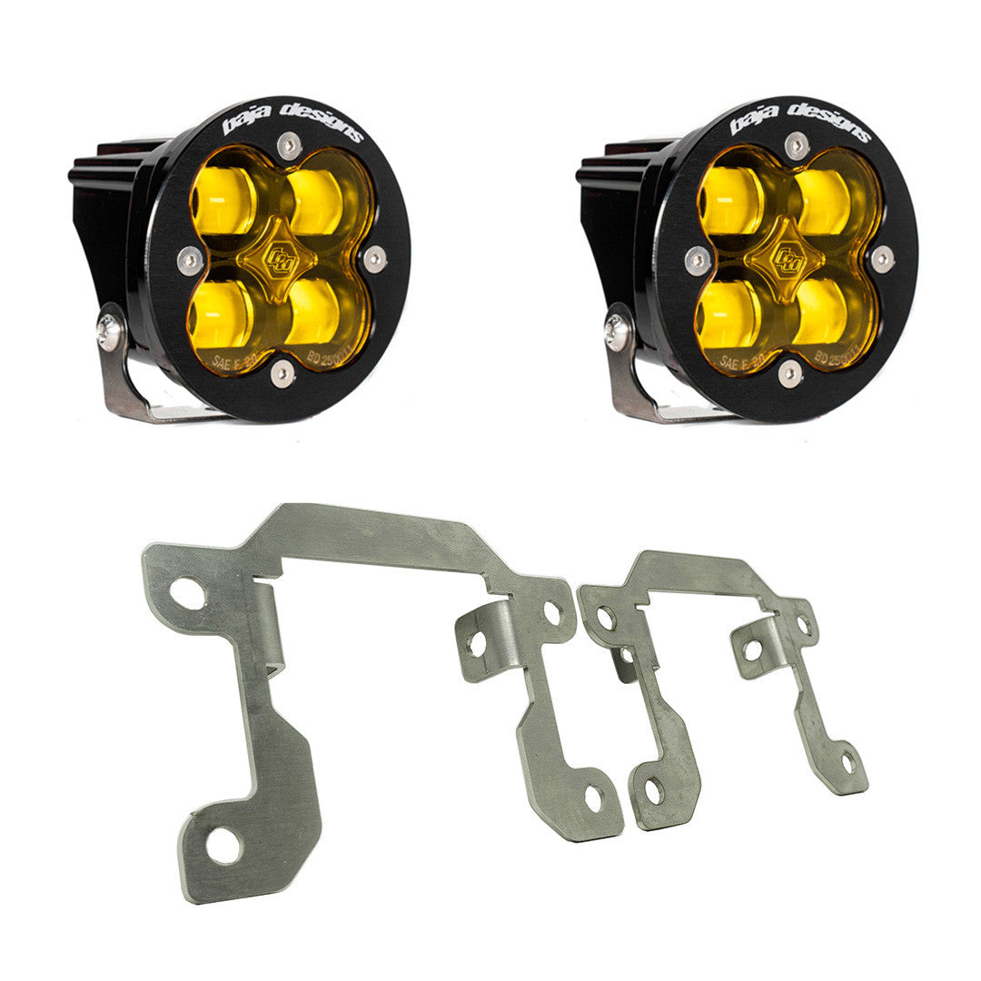 Ford Squadron SAE Fog Pocket Light Kit - Ford 2019-2023 Ranger; 2021-2025 Bronco NOTE: w/ OE Plastic Bumper