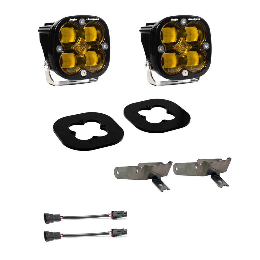 Ford Squadron SAE Fog Pocket Light Kit - Ford 2011-16 F-250/350 Super Duty