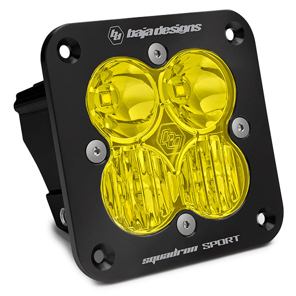Squadron Sport Black Flush Mount LED Auxiliary Light Pod - Universal