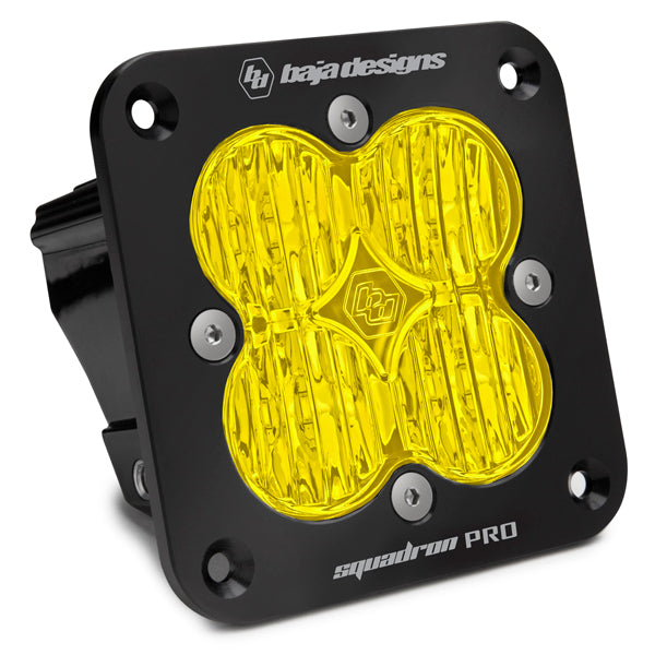 Squadron Pro Black Flush Mount LED Auxiliary Light Pod - Universal