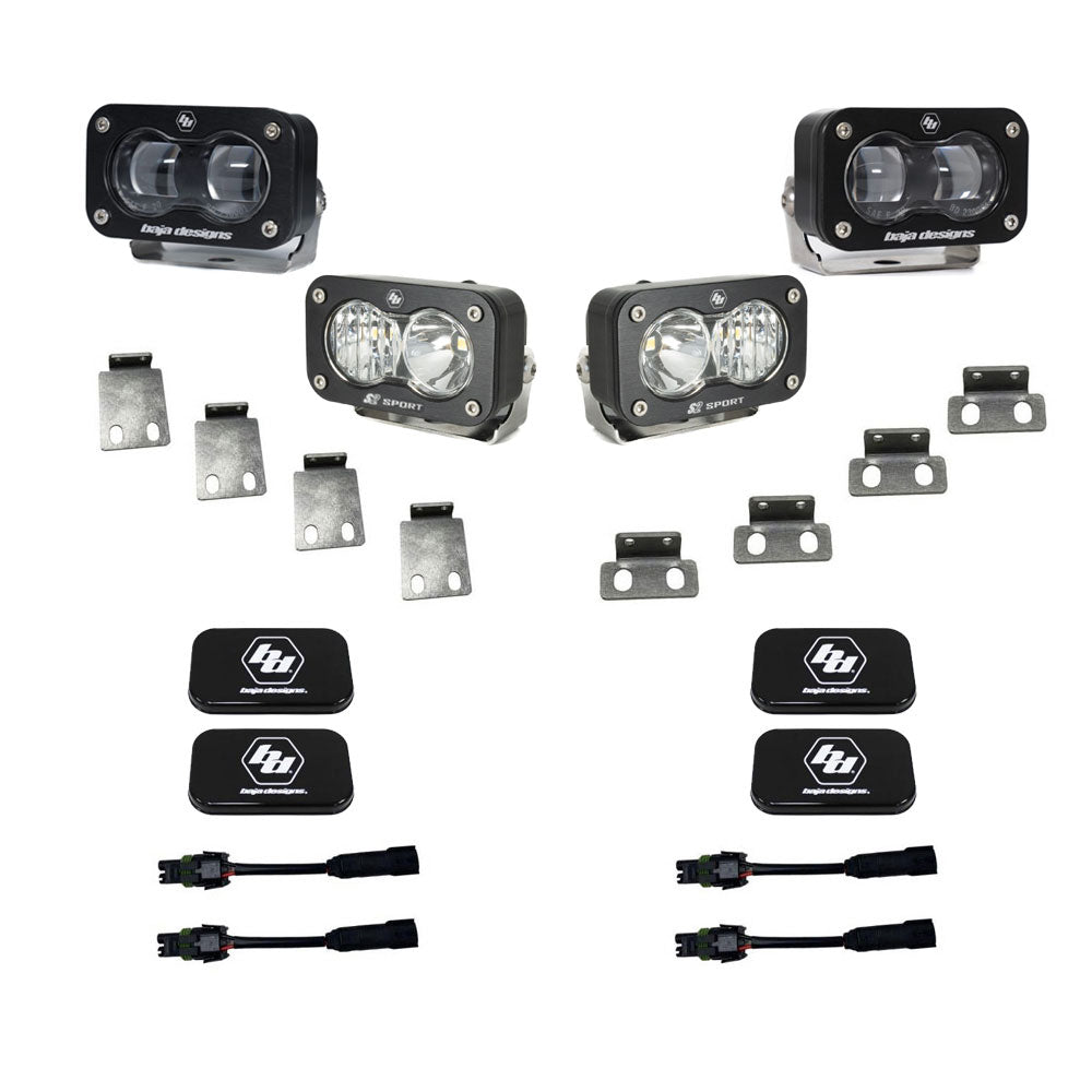 S2 SAE/S2 Sport Fog Pocket Kit - Ford 2021-2026 F-150 Raptor; 2023-2026 Bronco Raptor, 2024-2026 F-150 Raptor 37/R