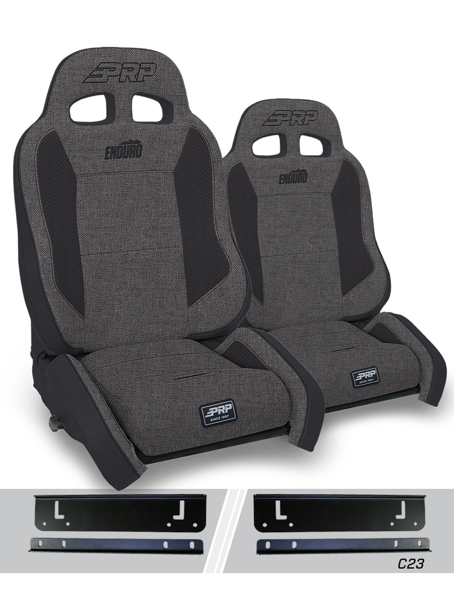 Enduro Elite Suspension Seat - Crawl Edition, Kit for 97-02 Jeep Wrangler TJ (Pair)