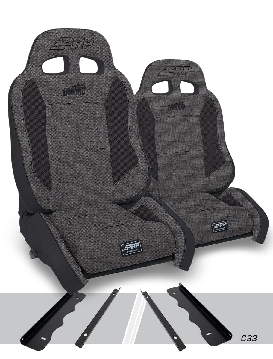 Enduro Elite Suspension Seat - Crawl Edition, Kit for 95-01 Jeep Cherokee XJ (Pair)