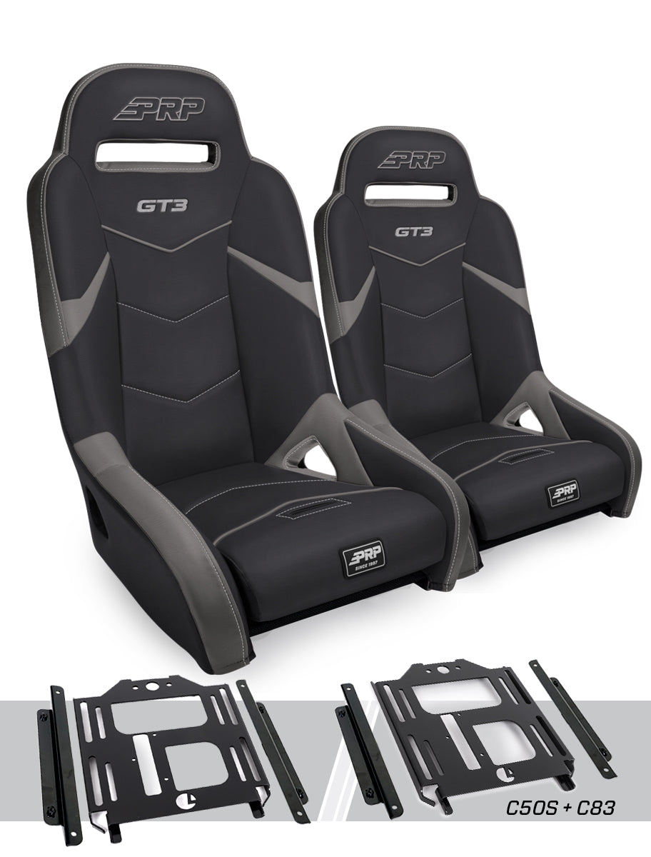 GT3 Suspension Seats Kit for Polaris RZR 570, 800, 900 (Pair)