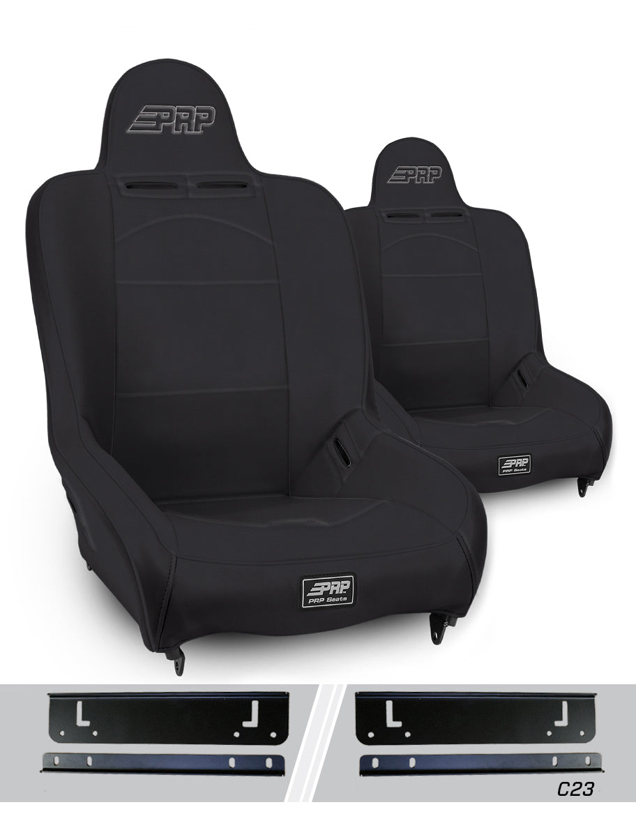 Premier High Back Suspension Seats Kit for 97-02 Jeep Wrangler TJ (Pair)