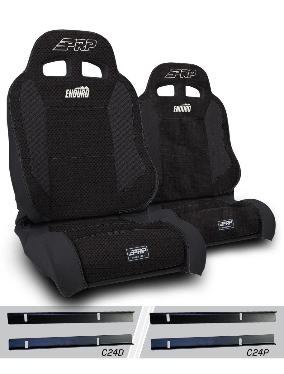 Enduro Elite Suspension Seat - Trek Edition, Kit for 03-06 Jeep Wrangler TJ (Pair)