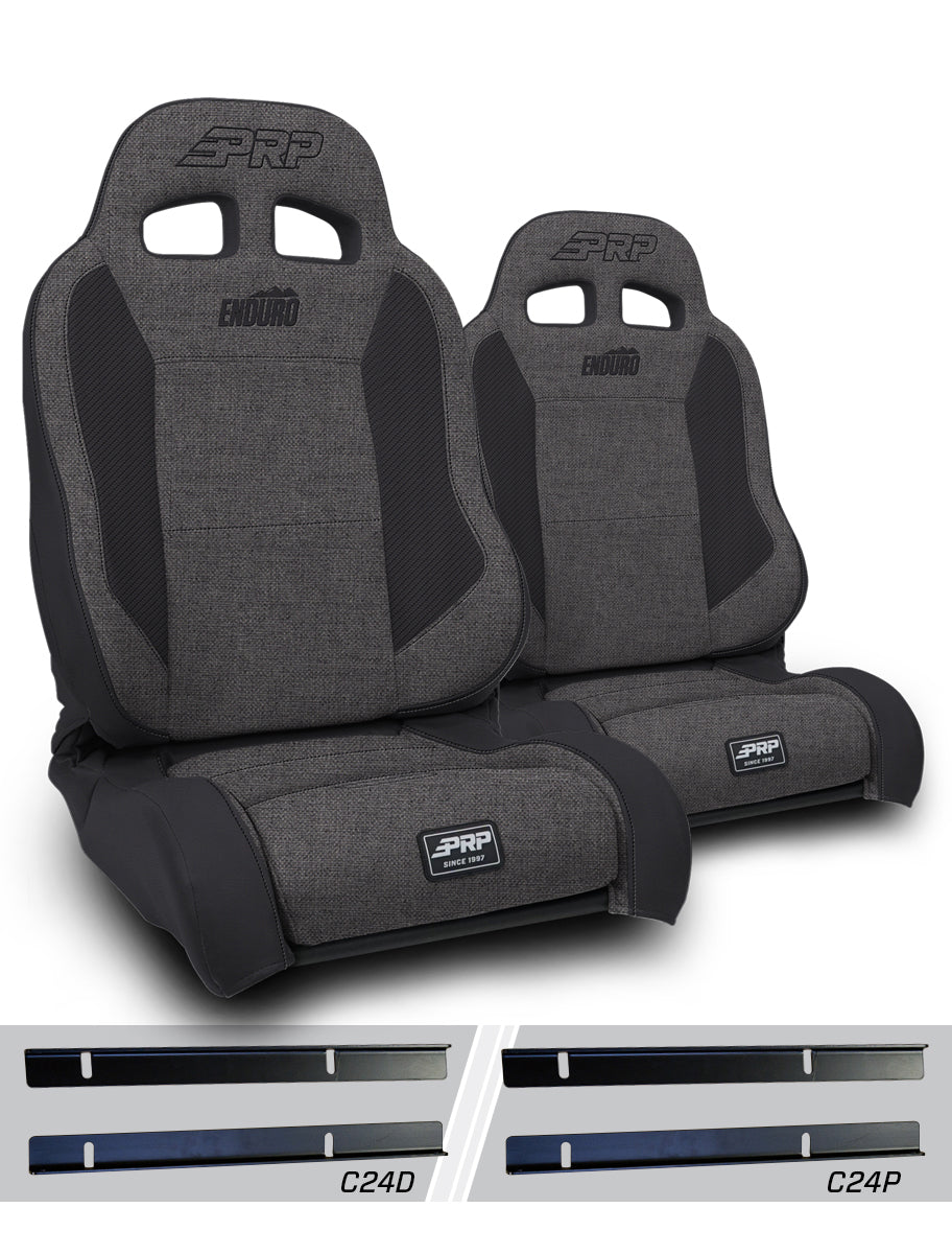 Enduro Elite Suspension Seat - Trek Edition, Kit for 03-06 Jeep Wrangler TJ (Pair)