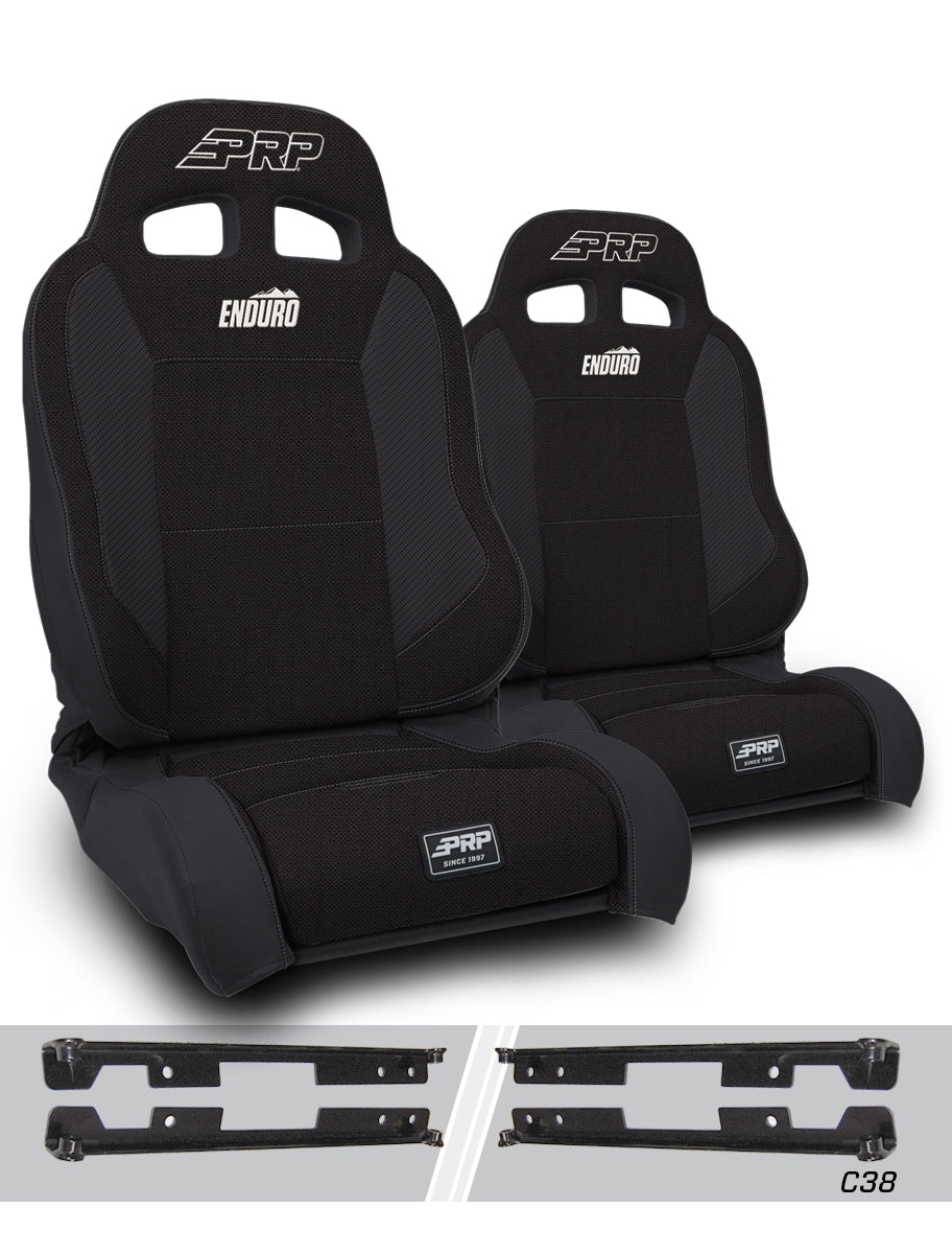 Enduro Elite Suspension Seat - Trek Edition, Kit for Jeep Wrangler JK/JKU (Pair)