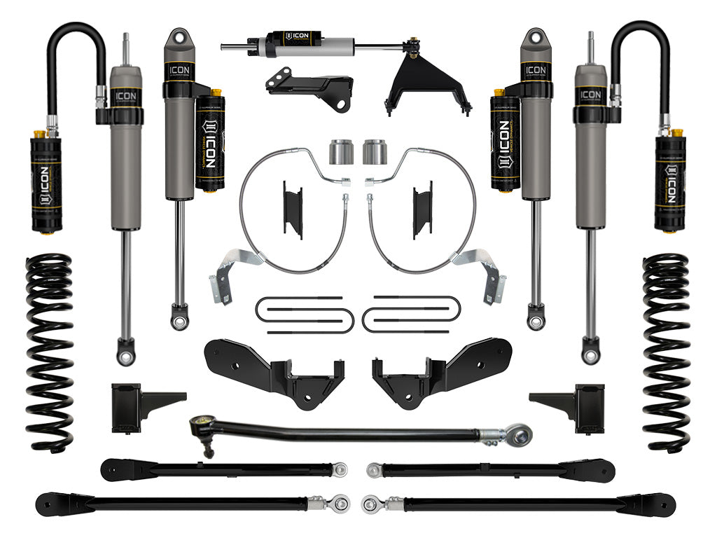 ICON 2023-2025 Ford F-250/F-350 Super Duty 4WD, Gas, 4.5" Lift, Stage 7 Suspension System