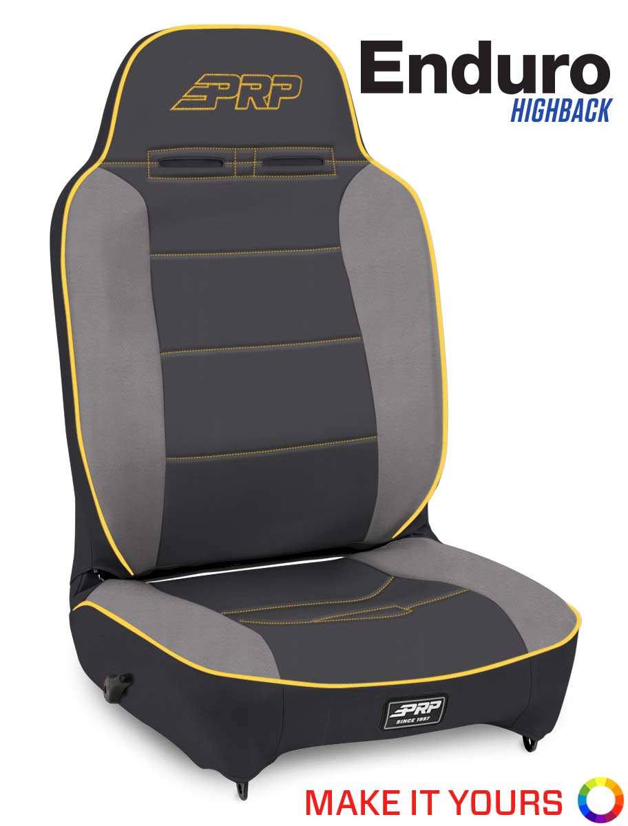 Enduro High Back Reclining Suspension Seat (Custom)