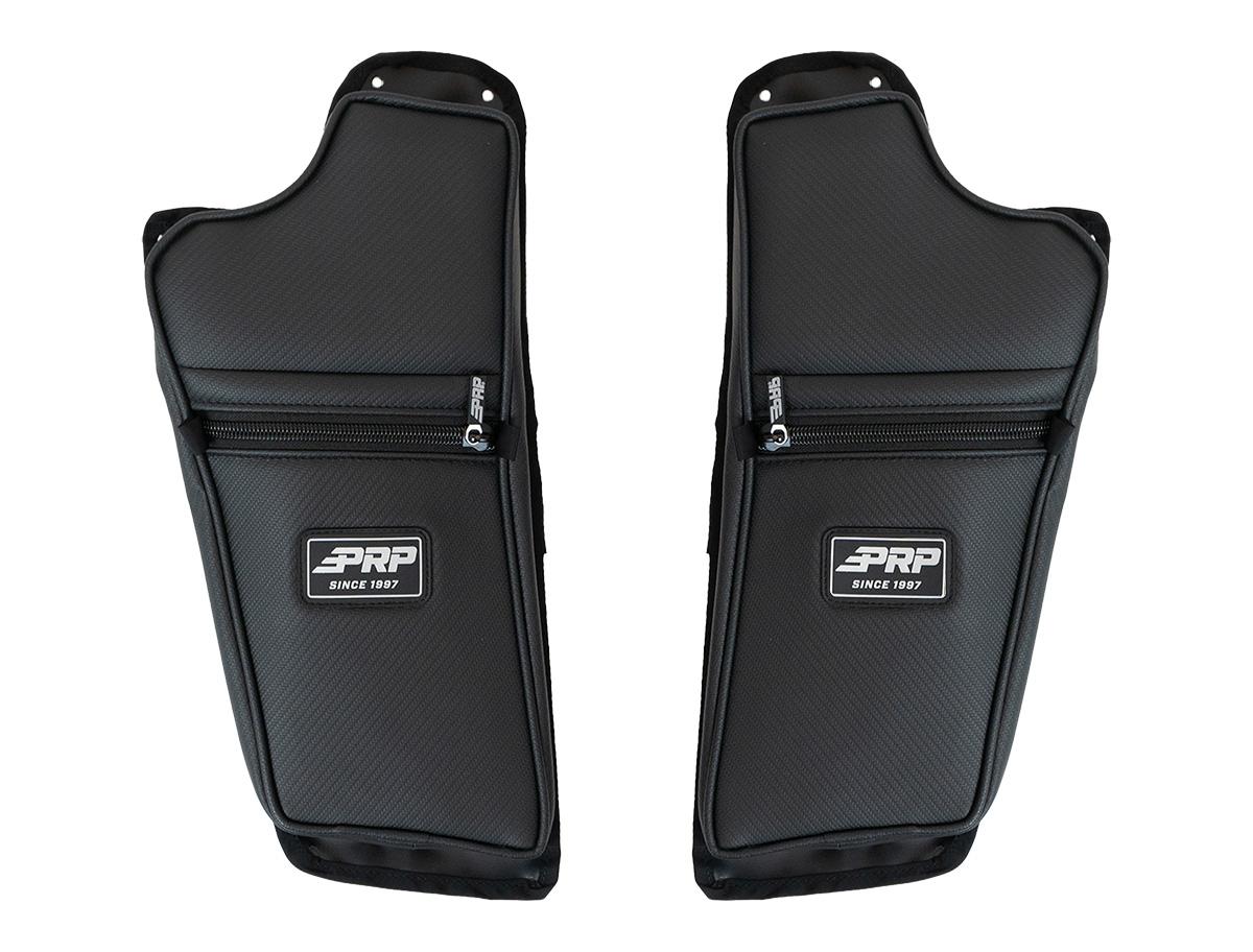 Front Lower Door Bags with Knee Pad for 16+ Polaris General (Pair)