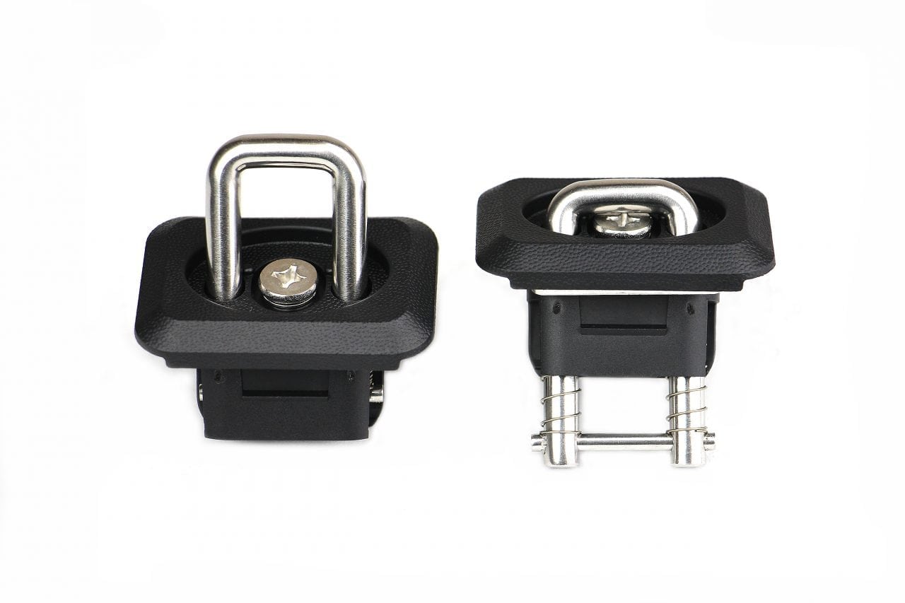 Corner Bullet Inner Bed Retractable Tie Down Anchors - 2009-2020 Dodge RAM