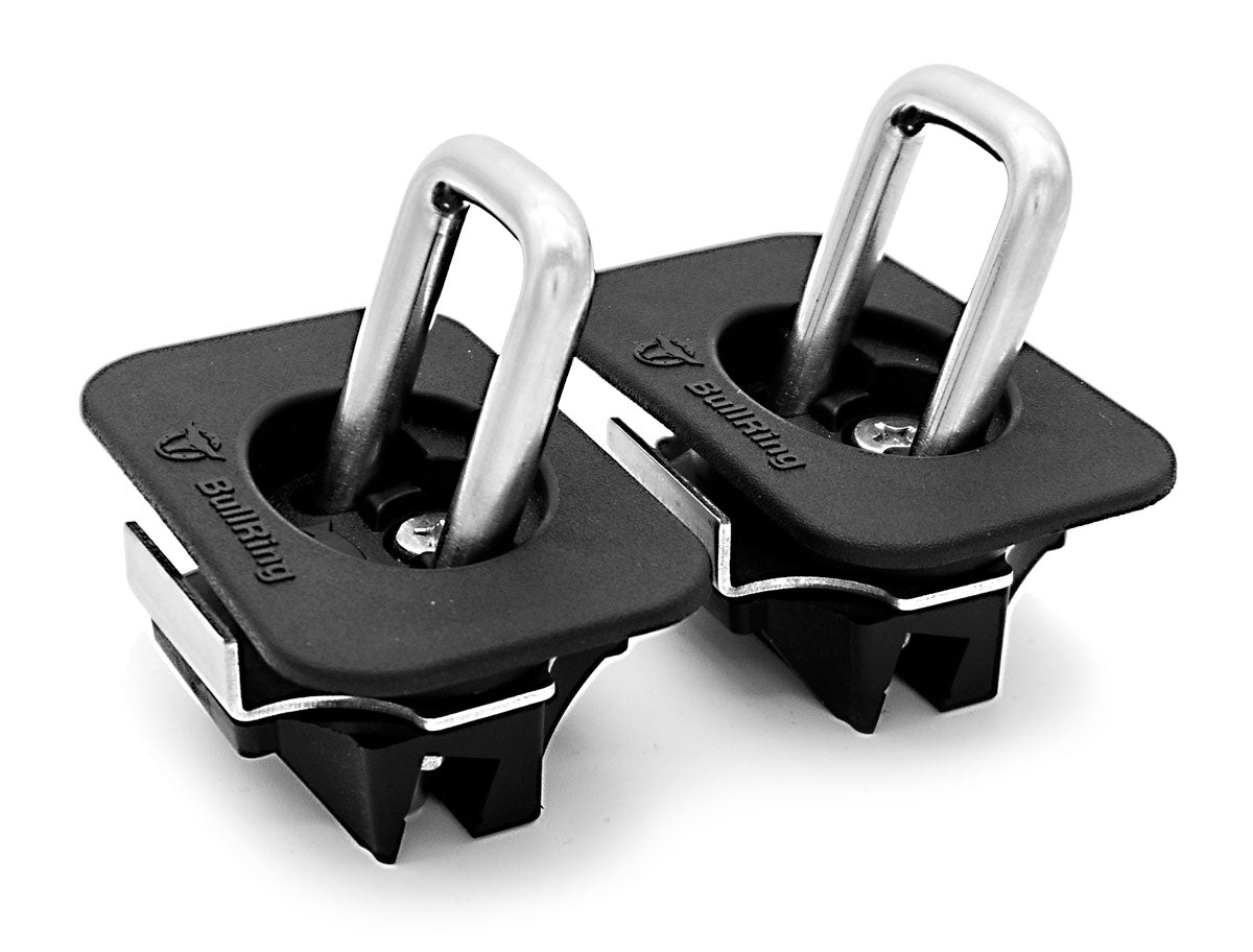 Flush Fit Angled Retractable Tie Down Anchors - 2015+ Ford F150, 2017+ Ford Super Duty