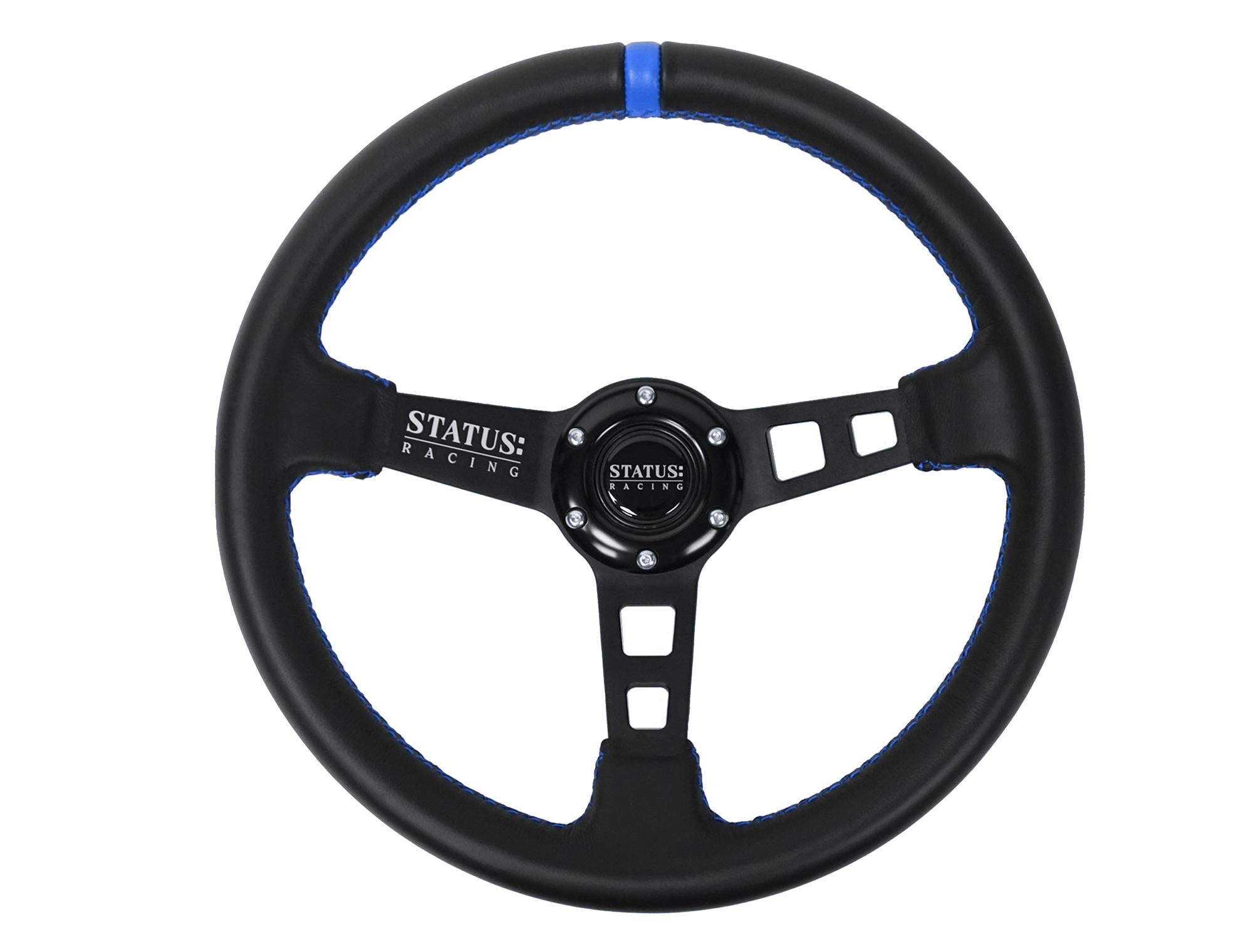 SR Deep Dish Leather Steering Wheel