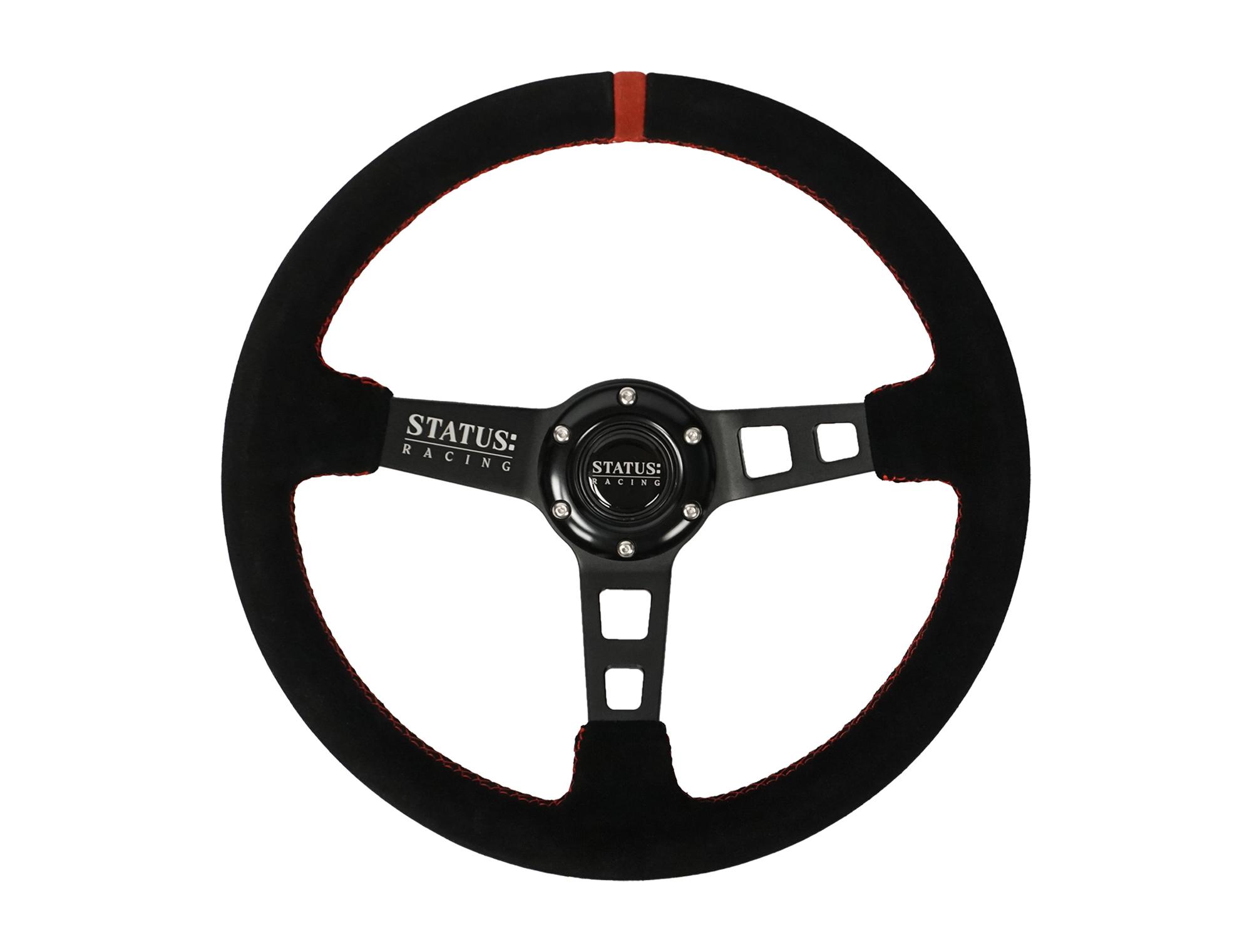 SR Deep Dish Suede Steering Wheel