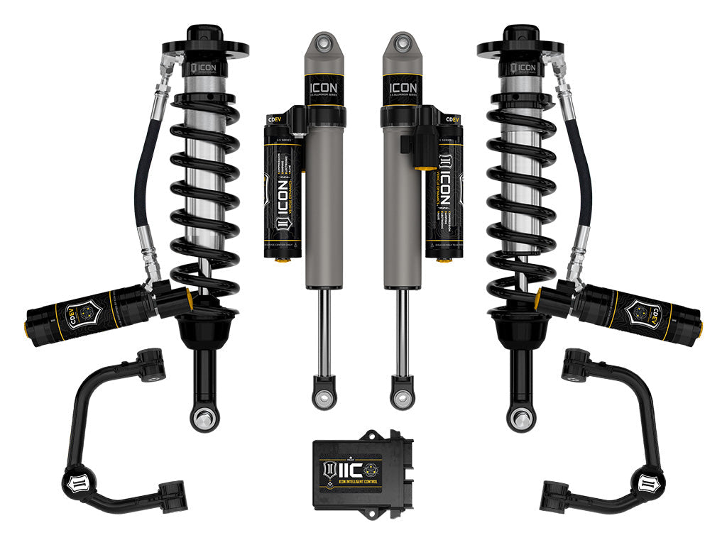 ICON 2021-2025 Ford F-150 Tremor, 2.5-3" Lift, Stage 5 Suspension System, Tubular