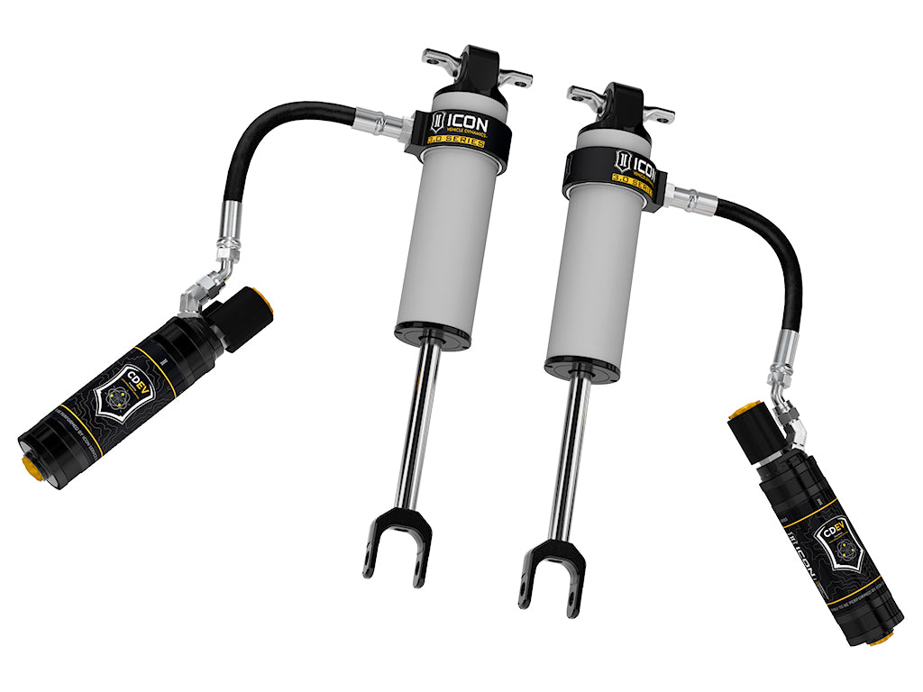 ICON 2020-2026 Chevrolet Silverado/GMC Sierra 2500/3500 HD, 0-3.5” Lift, Front, V.S. 3.0 Shock Absorbers, Remote Reservoir w/ CDEV, Pair
