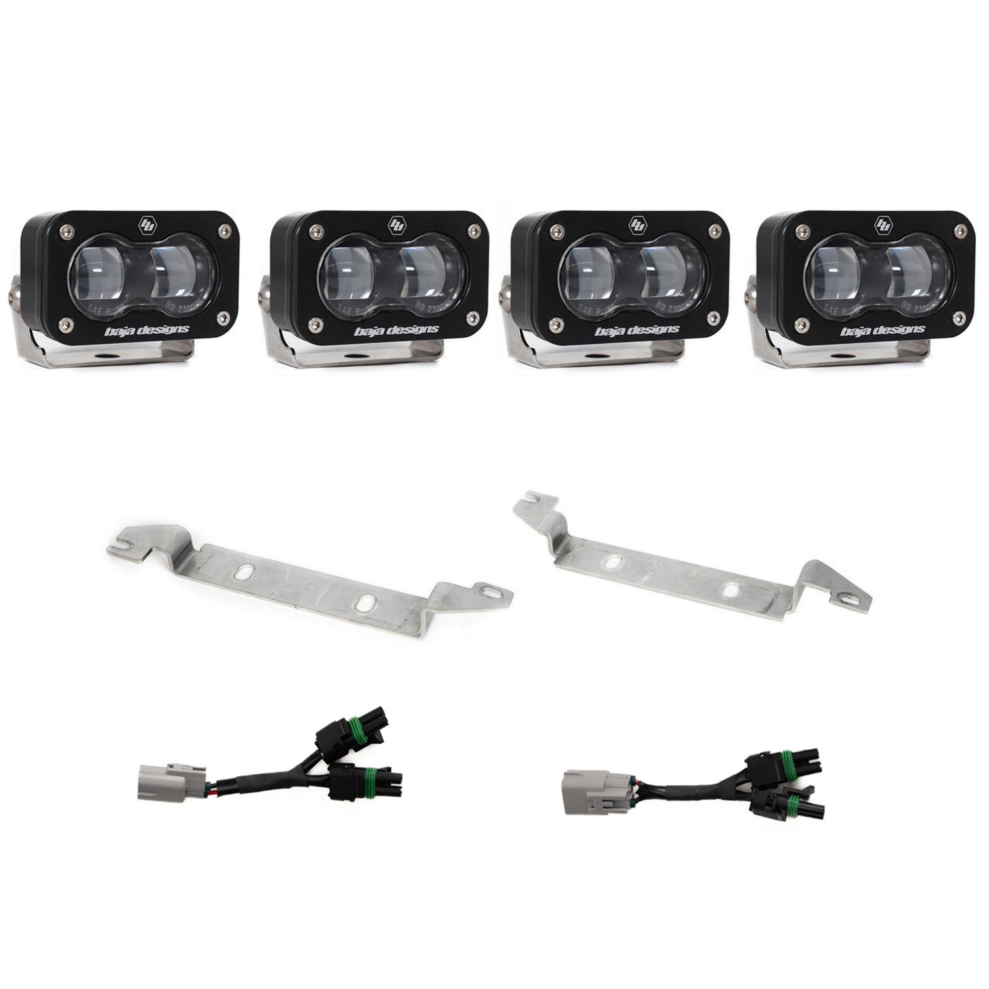 S2 SAE OEM Fog Light Replacement Kit - 2024-2026 Toyota Tacoma Pro/Trailhunter