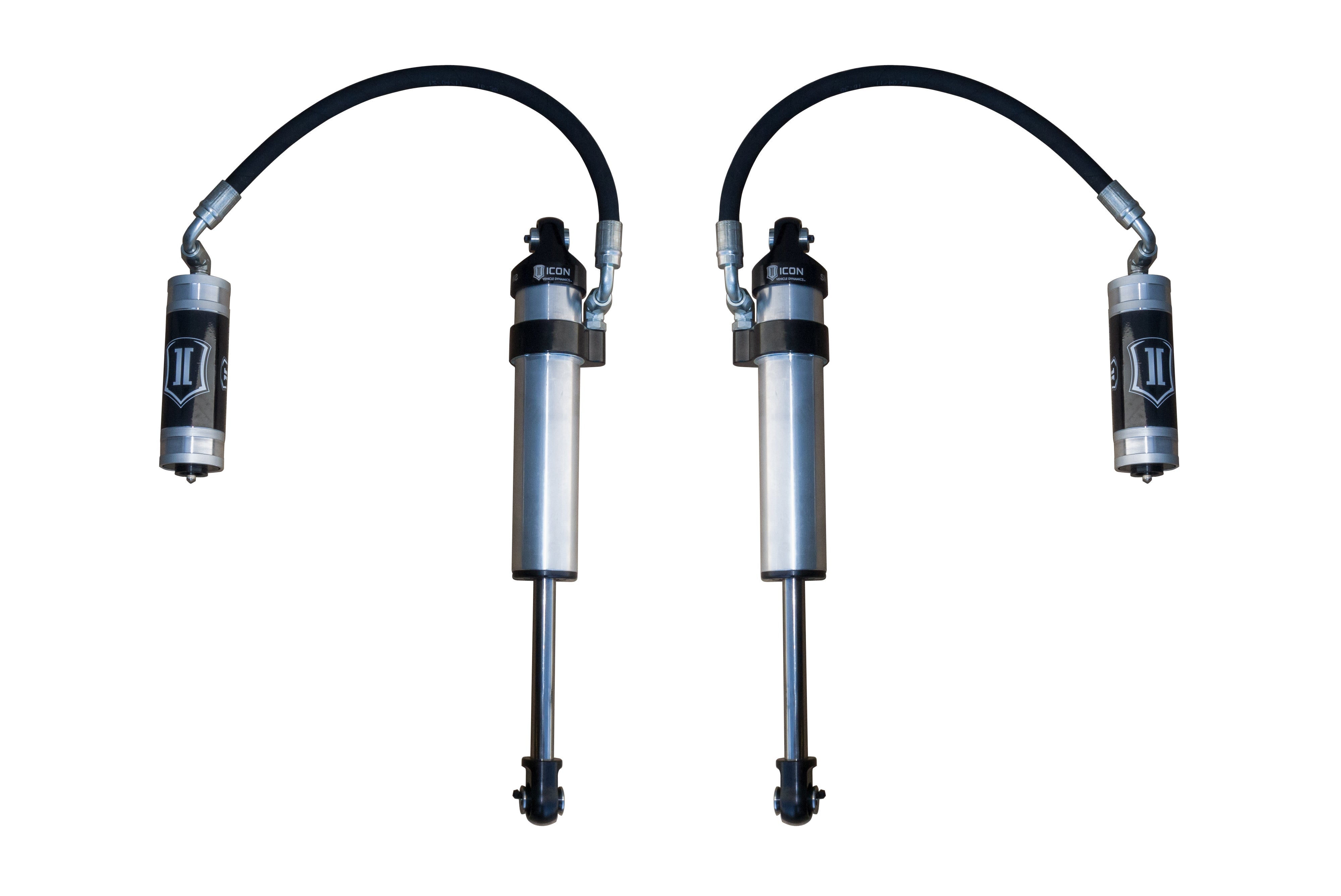 ICON 2003-2024 Toyota 4Runner/2005-2023 Toyota Tacoma/2007-2014 Toyota FJ Cruiser, Front, V.S. 2.5 Aluminum Series Shock Absorbers, Long Travel Secondary Shocks, Remote Reservoir, Pair